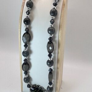 Radiant Blue Crystal Pendant Necklace